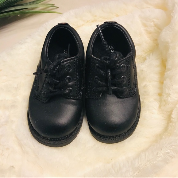 George | Shoes | George Baby Boy Black Lace Up Oxford Dress Shoes ...